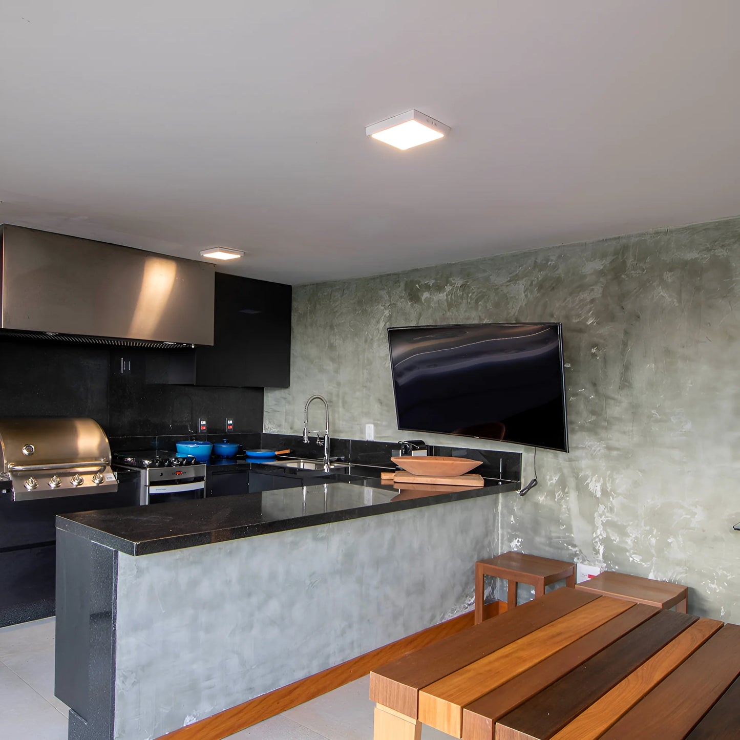 Braytron Smd Srd 12W Kvadratni Bijeli 4000K Nadgradni Led Panel