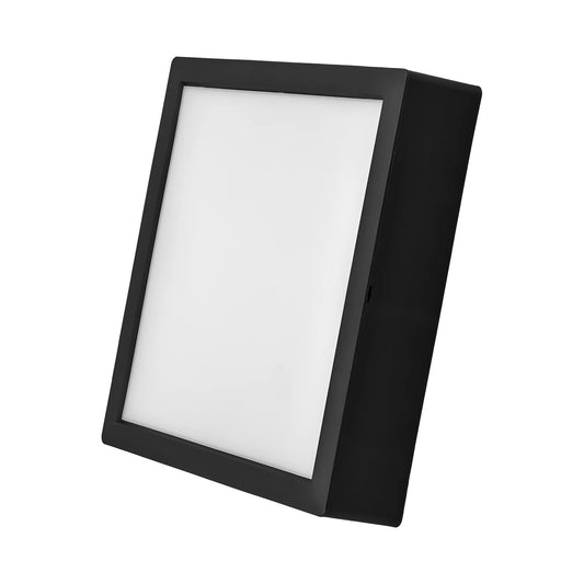 Braytron Basic Srp 24W Kvadratni Crni 3000K Nadgradni Led Panel