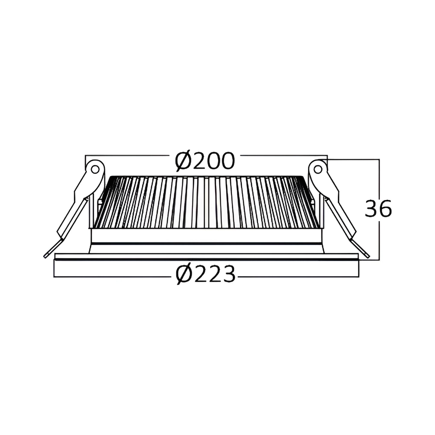 Braytron Faton 24W Bijela 4000K Led Downlight