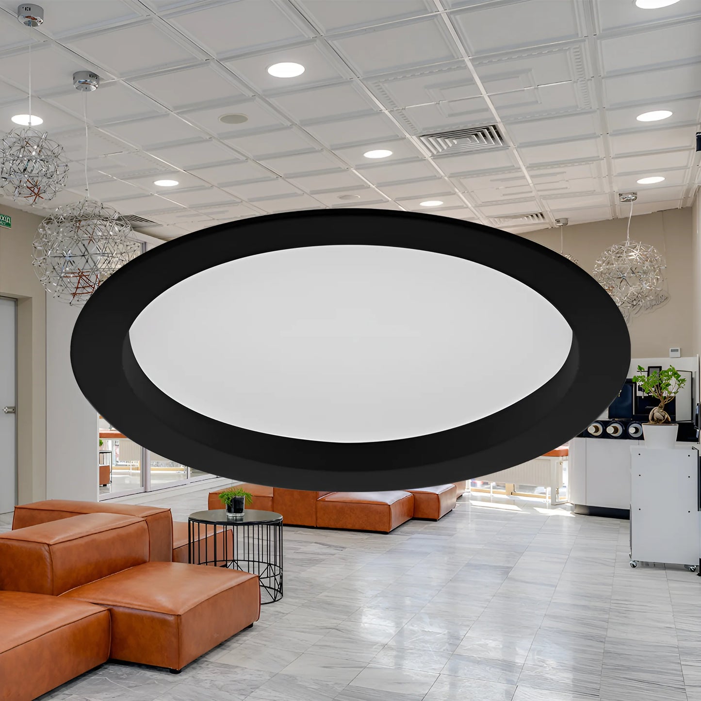 Braytron Faton 24W Crna 6500K Led Downlight