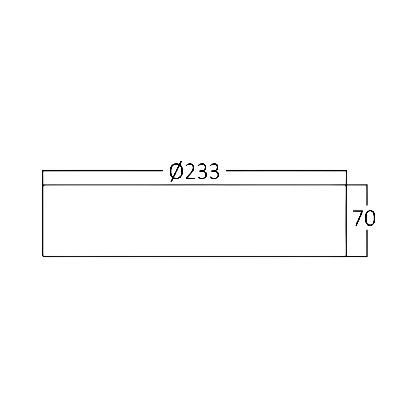 Braytron 24W 6500K Crna Srd Nadgradna Led Downlight