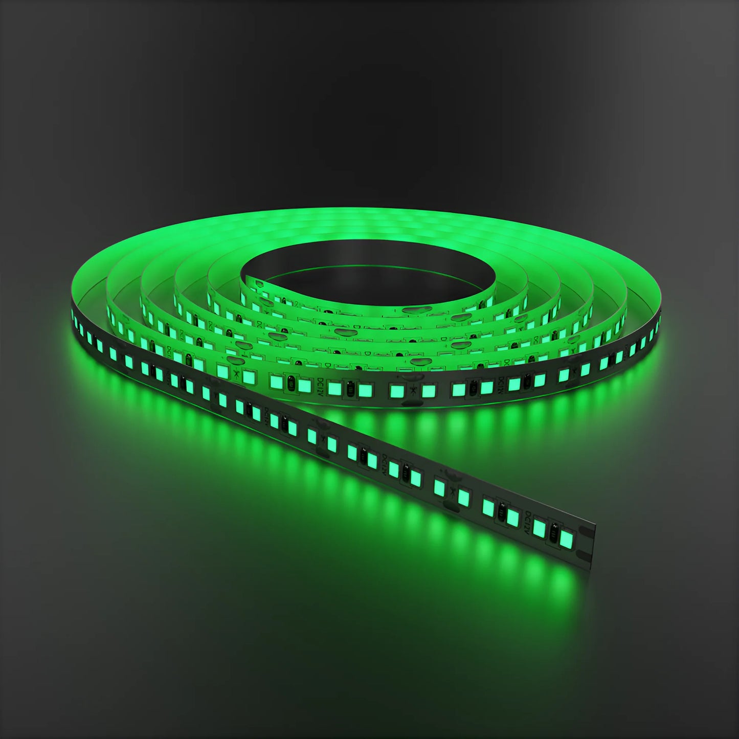 Braytron Ecoline 12W 60L 5050 Zelena 12V Ip20 5M Led Traka