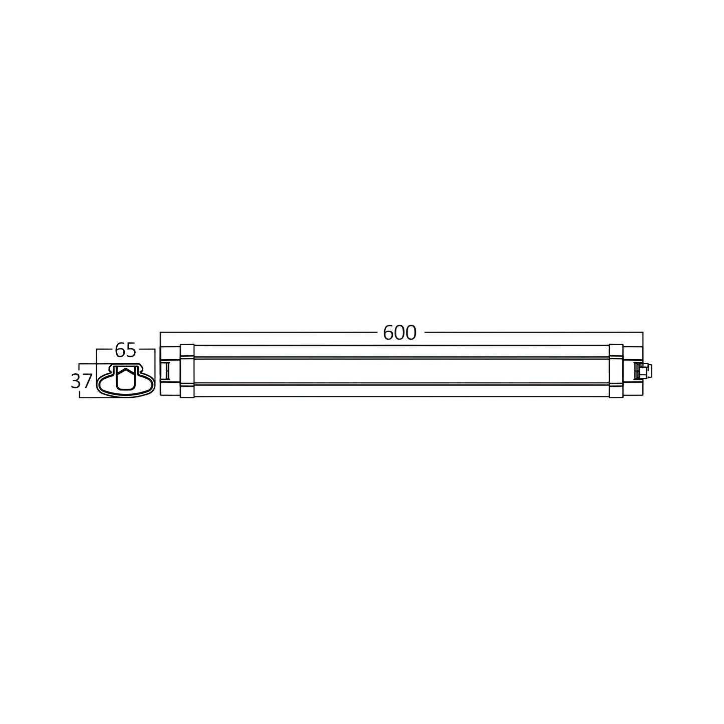 Braytron Proline Ip 18W 4000K Ip65 Led Vodotijesna Svjetiljka