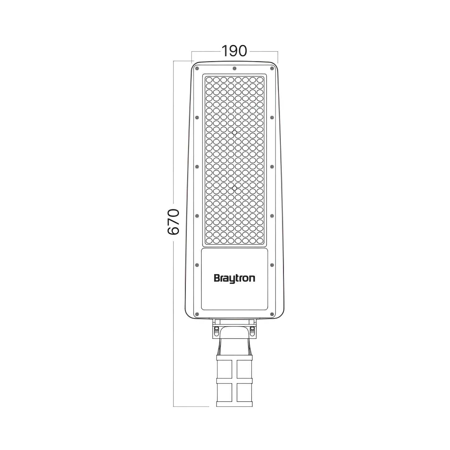 Braytron St88 150W Siva 6500K Ip66 Led Ulicna Svjetiljka