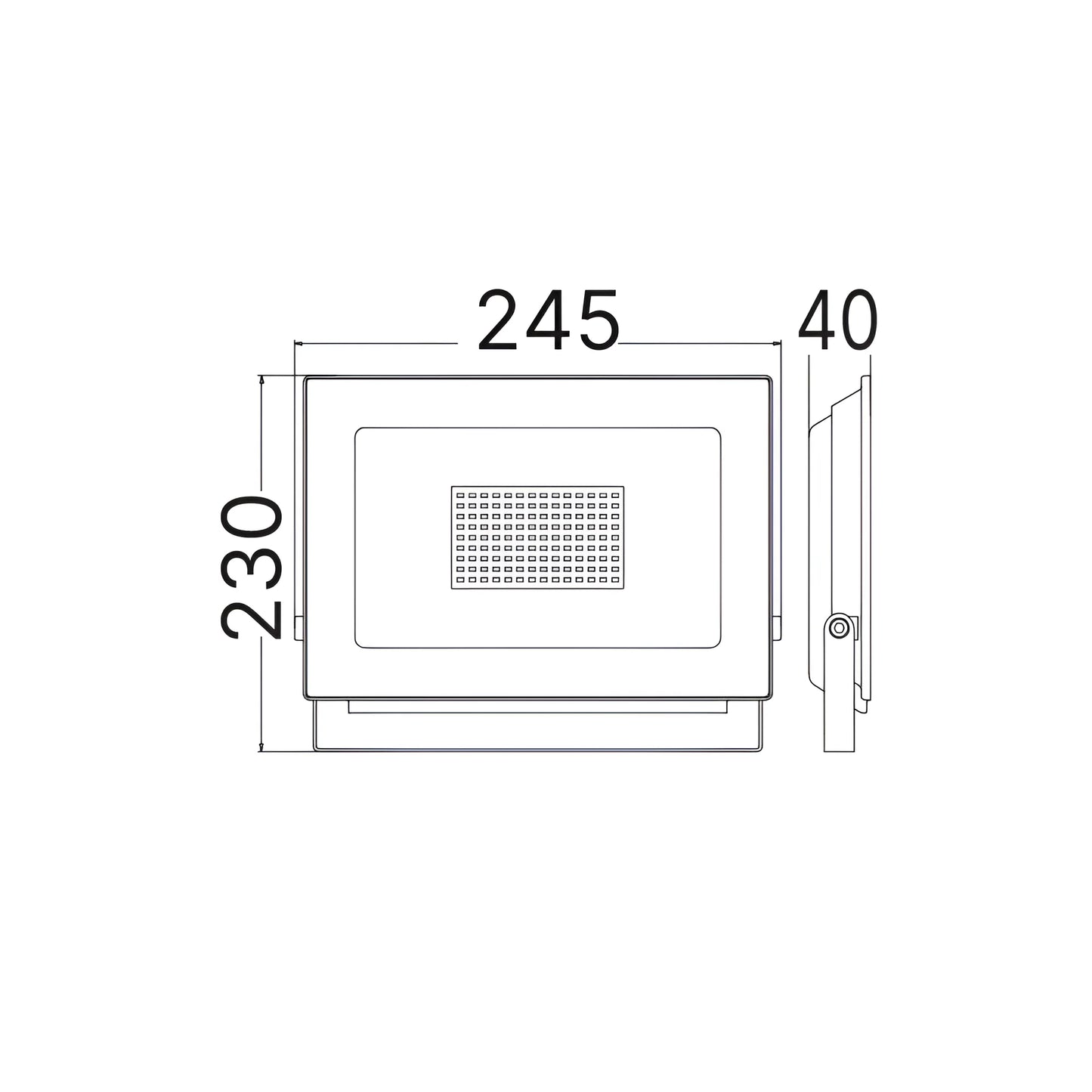 Braytron Flood Sf 100W Blc 3000K Ip65 Led Reflektor