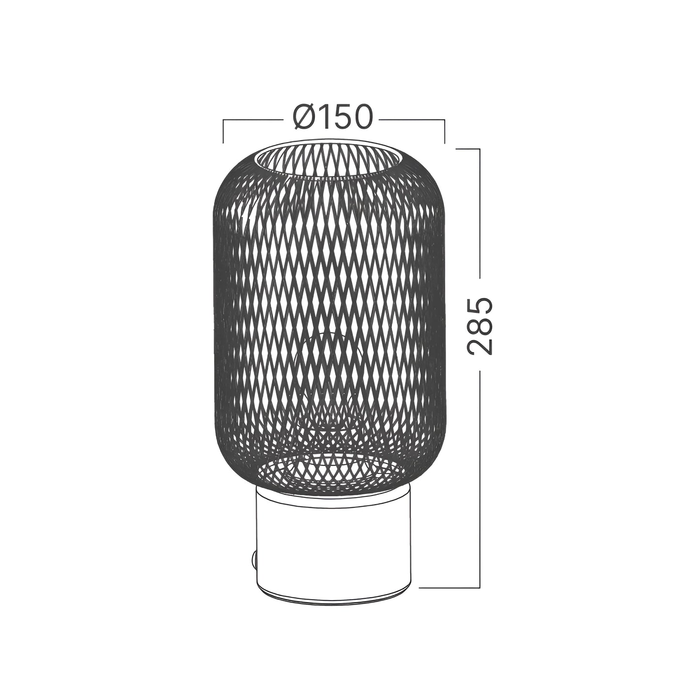 Braytron W001T 1H 1Xe27 Drvo Dekorativna Stolna Lampa