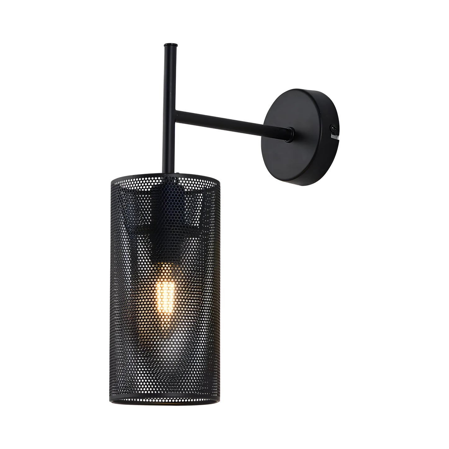 Braytron W002W 1H 1Xe14 Crna Dekorativna Zidna Svjetiljka