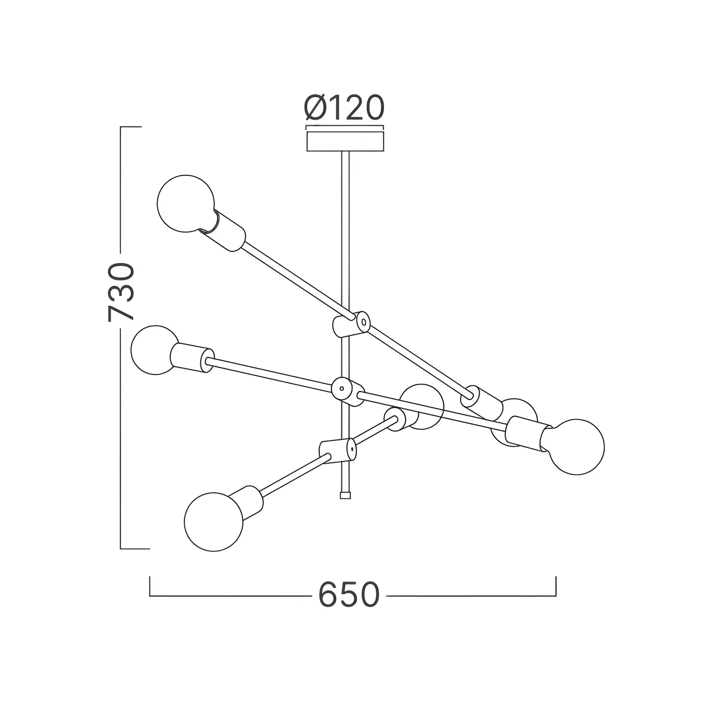 Braytron G004C 6H 6Xe27 E27 Visilica