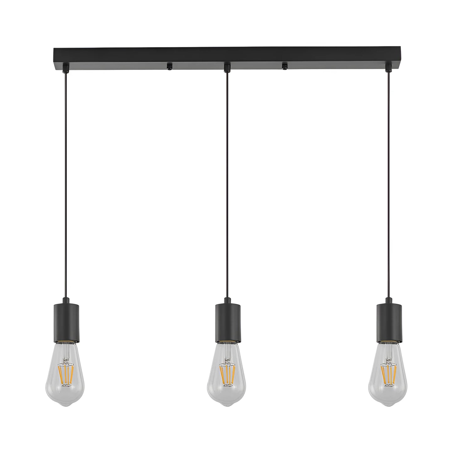 Bry-G006S-3H-3Xe27-Black-Decorative Lamp