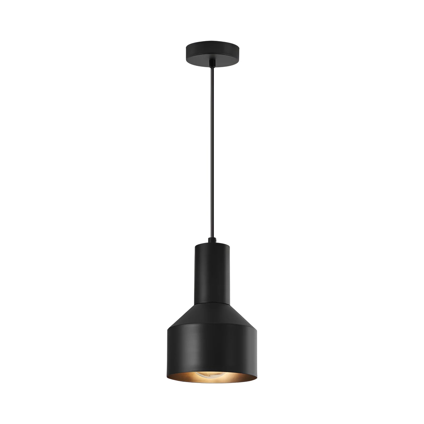 Bry-P001R-1H-1Xe27-Black-Decorative Pendant Light