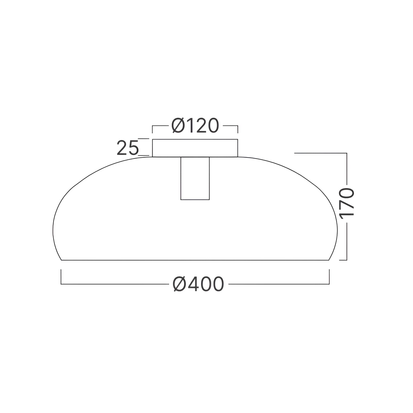 Braytron P007C 1H 1Xe27 Bijela Dekorativna Visilica