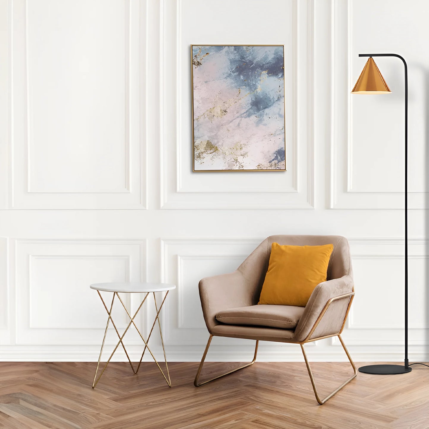 Braytron P010T 1H 1Xe27 Gld Podna Lampa