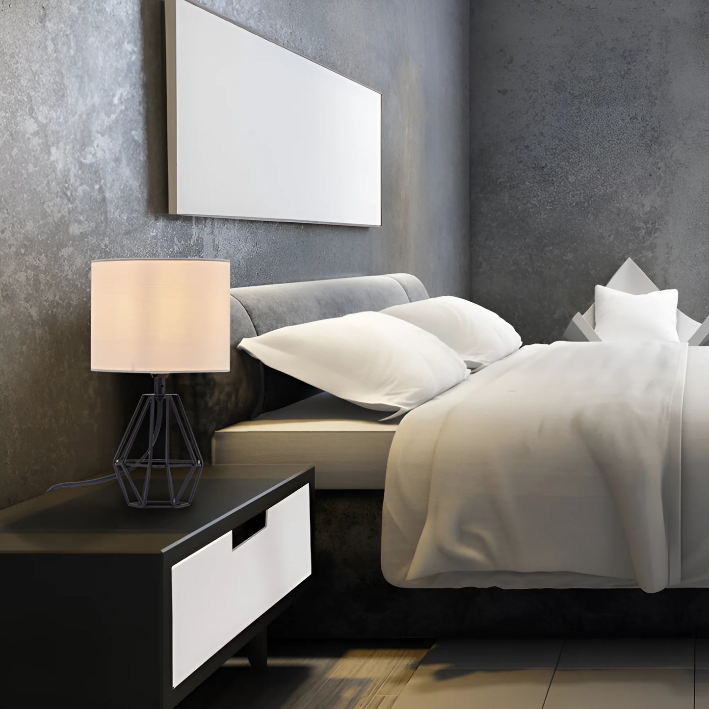 Braytron F001T 1H 1Xe14 Bijela Podna Lampa