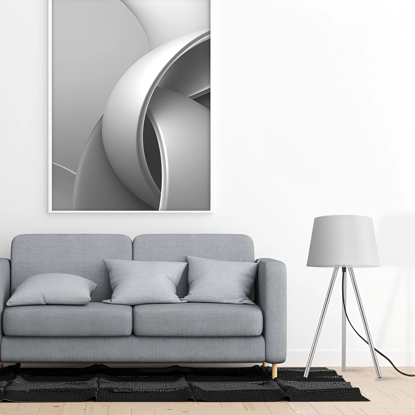 Braytron F002T 1H 1Xe27 Bijela Podna Lampa