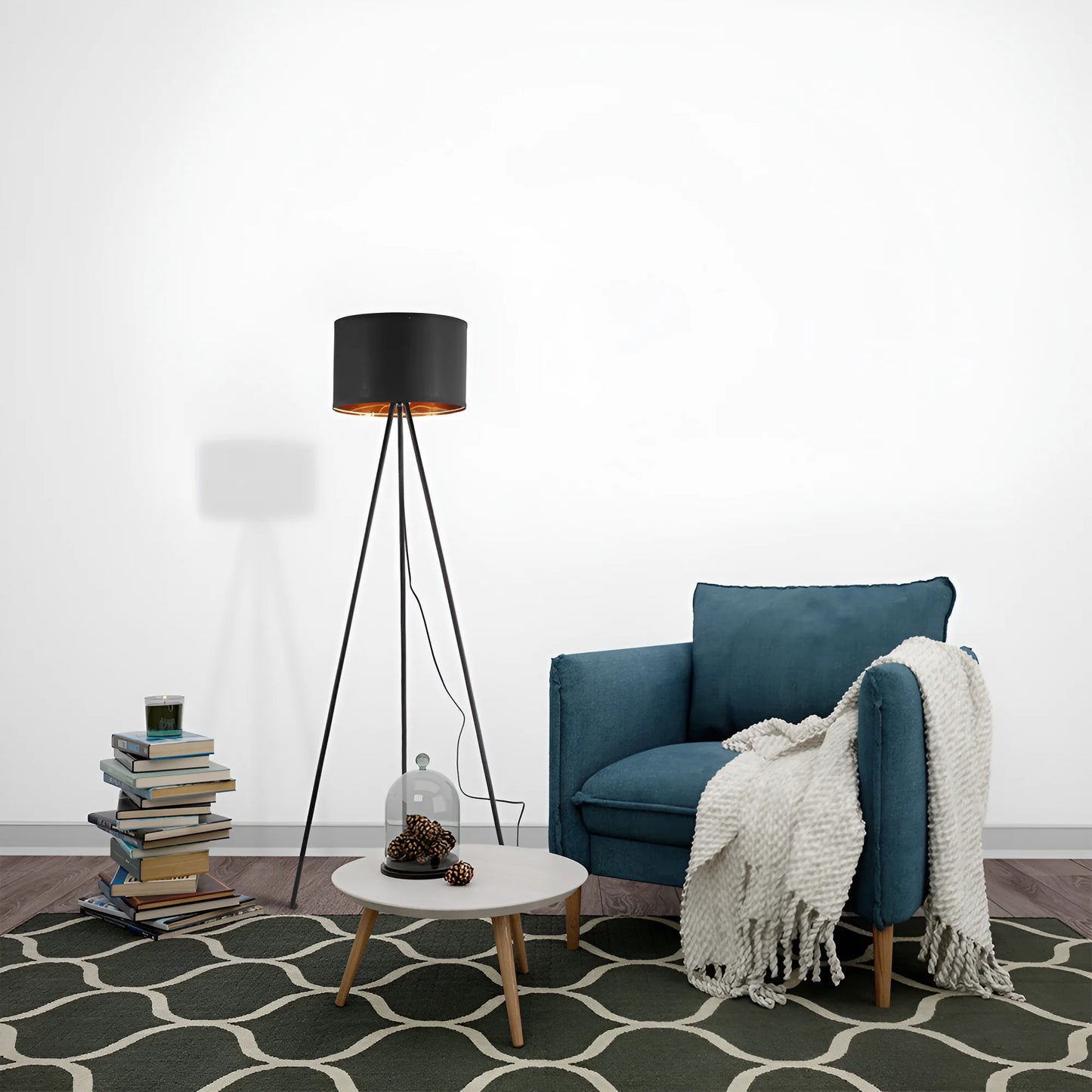 Braytron F003T 1H 1Xe27 Crna Podna Lampa