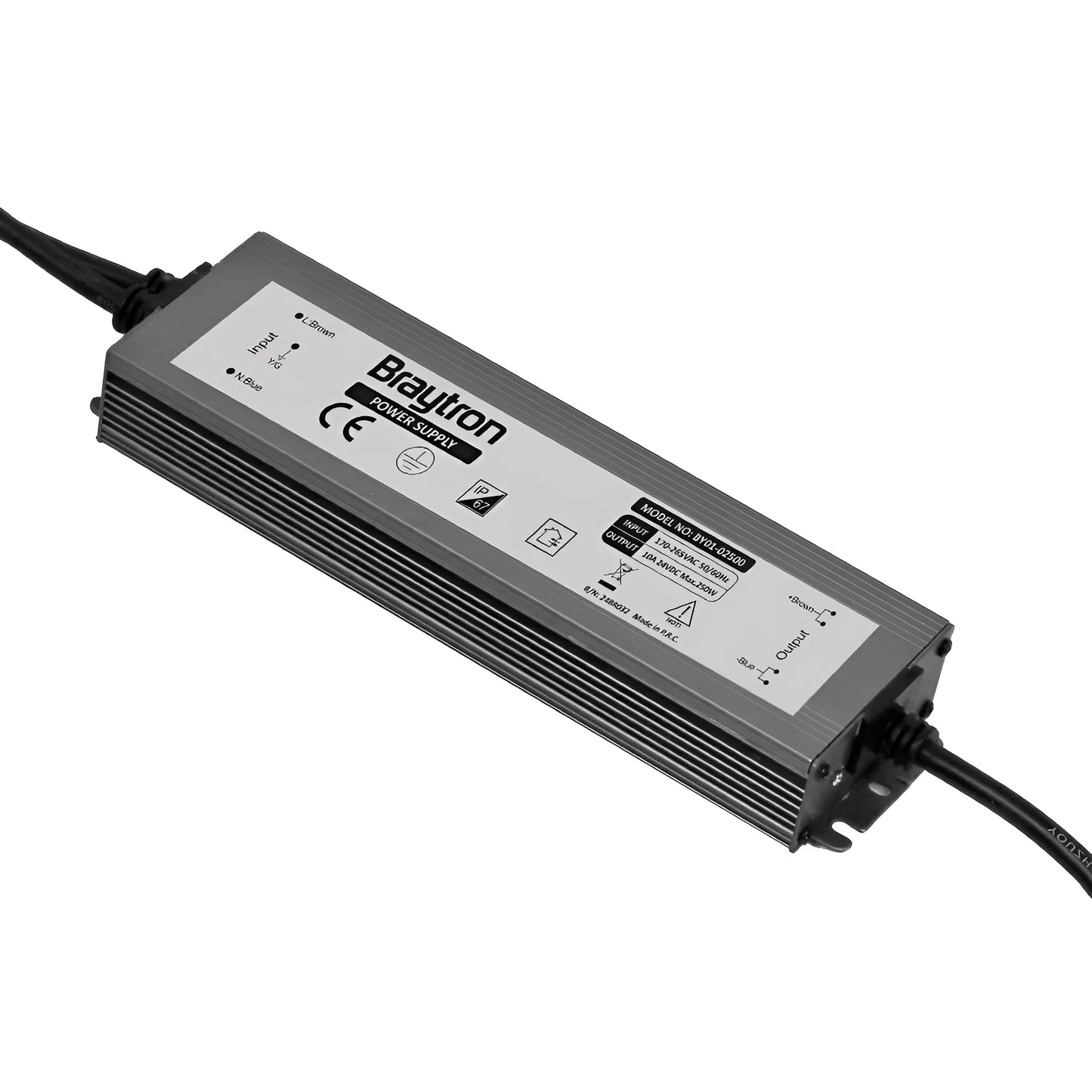 Braytron 250W 24Vdc Ip67 Led Napajanje Vodotijesno
