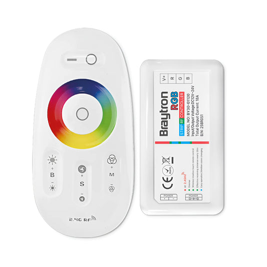 Braytron 216W 18A 12/24Vdc Rgb Kontroler