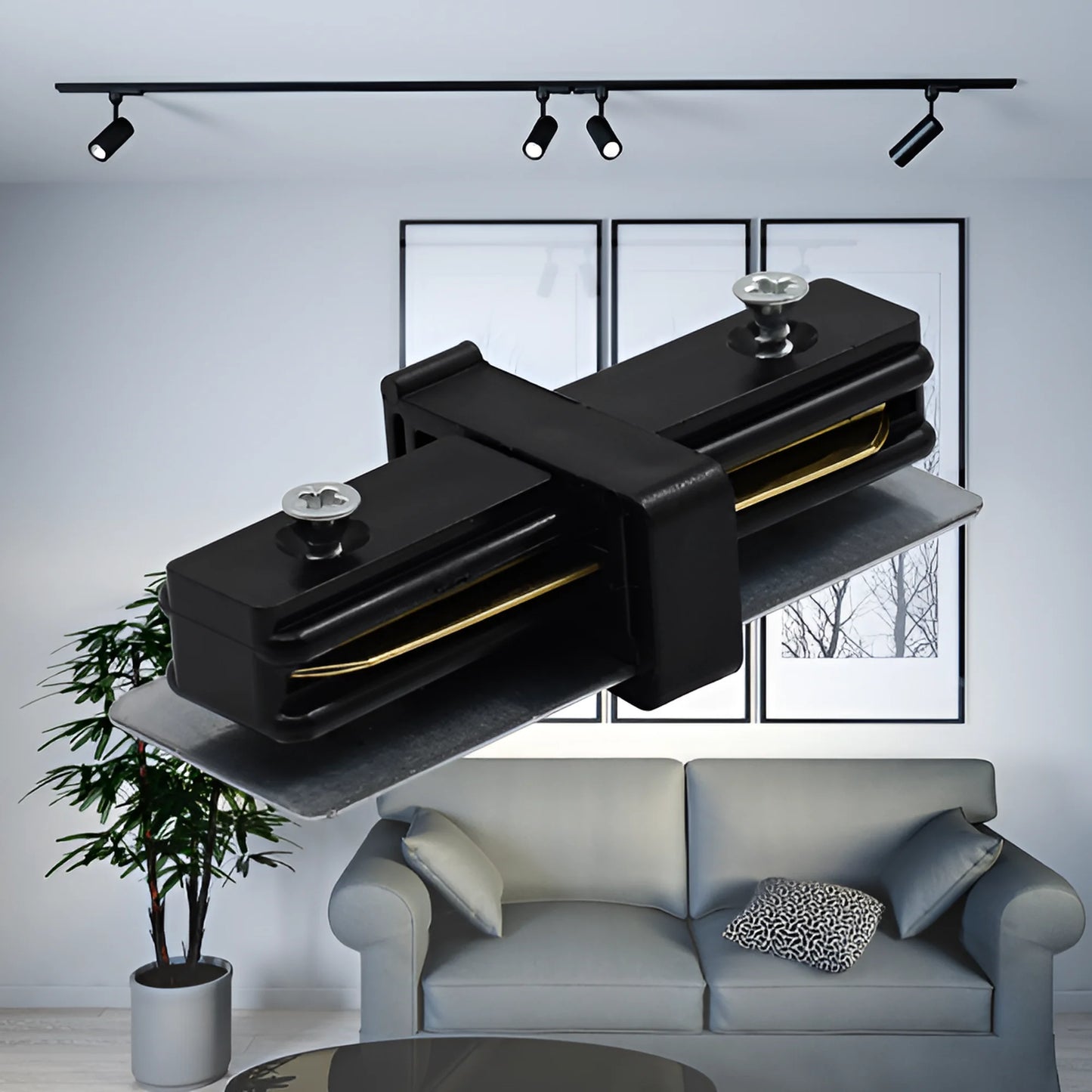 Bry-Flat-Single-phase-Black-Connector