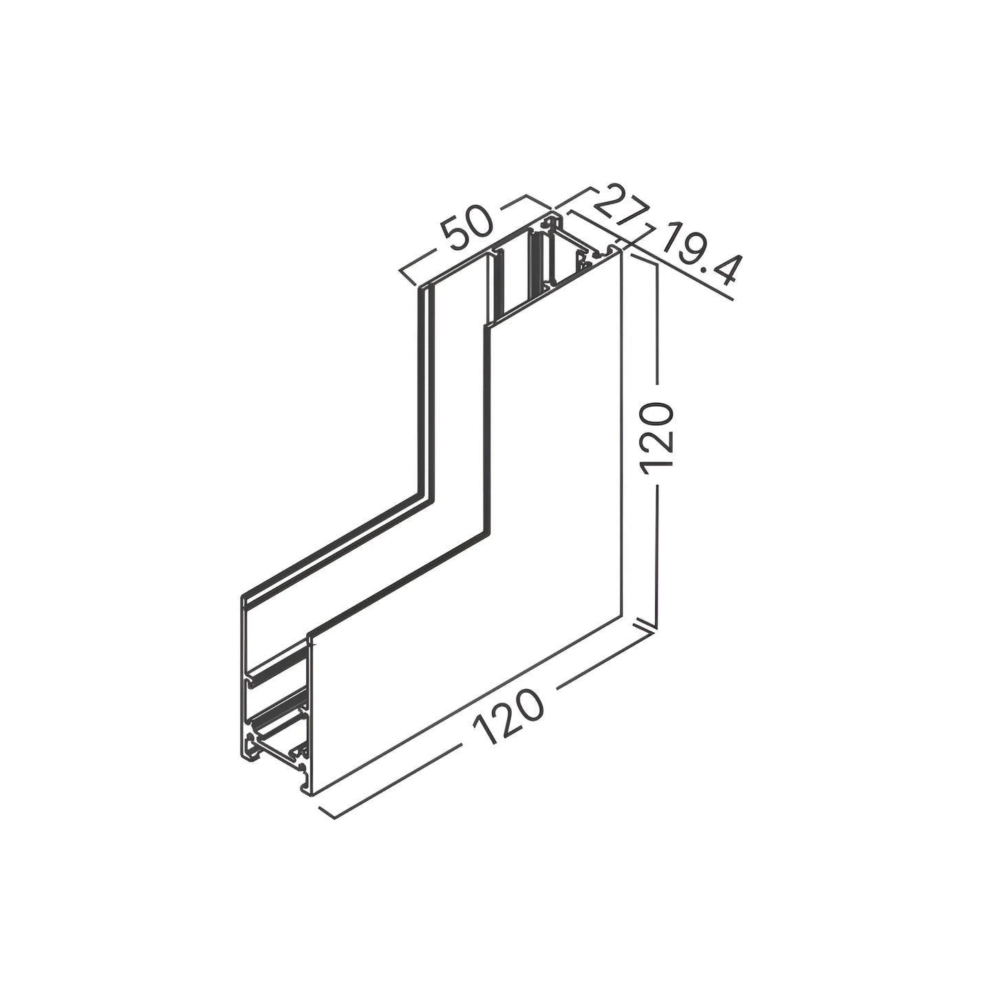 Braytron M02 Src02 48Vdc Crni Konektor Za Magnetnu Šinu
