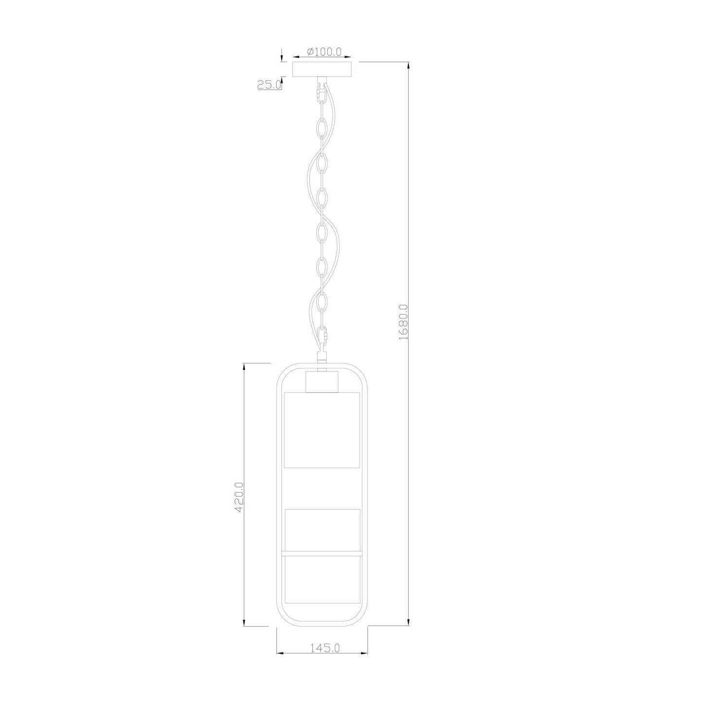 Visilica Flowervase ML-050621-1P