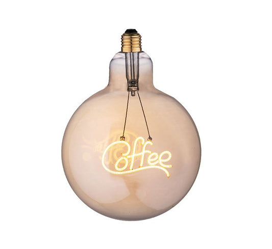 LED filament sijalica E-light ML-G125 4W 2200K coffee