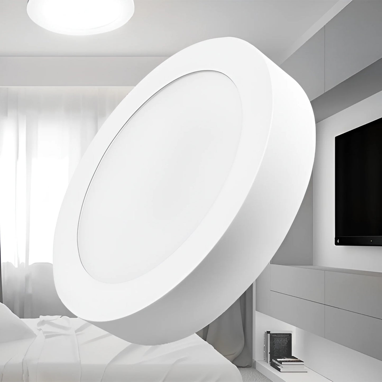 Lnx-Smrd-Srf-12W-Rnd-White-4000K-Surface-Mounted