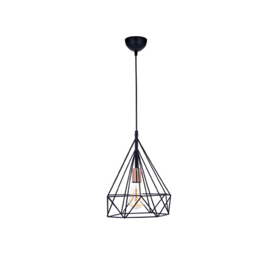 EDITA-1 VISILICA CRNA/BAKAR 1XE27 MAX.60W 25*H75CM