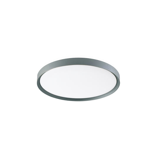 Skylar LED plafonjera, 36W, siva, 2480lm, D390*H80, memorijski upravljač, CCT sa infracrvenim daljinskim upravljačem