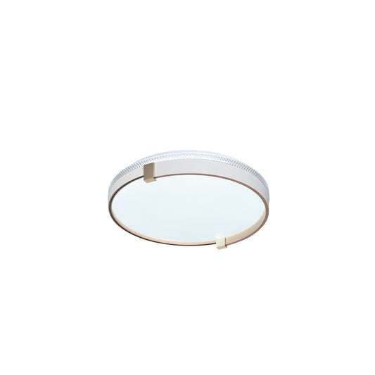 Seline LED plafonjera 48W,3CCT sa daljinskim upravljačem,400xH70mm,bijelo-zlatno