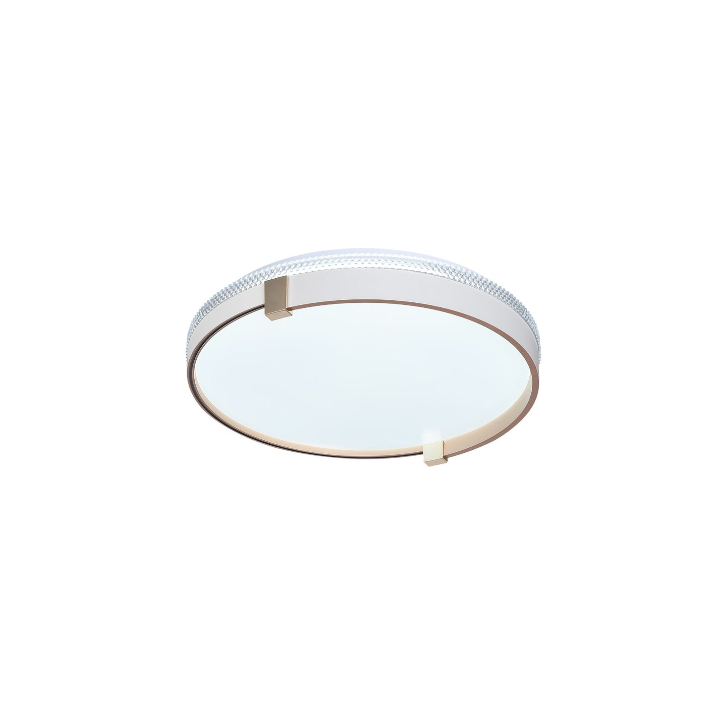 Seline LED plafonjera 72W,3CCT sa daljinskim upravljačem,500xH75mm,bijelo-zlatno