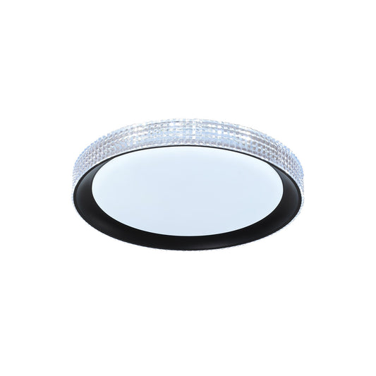 Aveline LED plafonjera 48W, 3CCT sa daljinskim upravljačem, 400xH70mm, crna