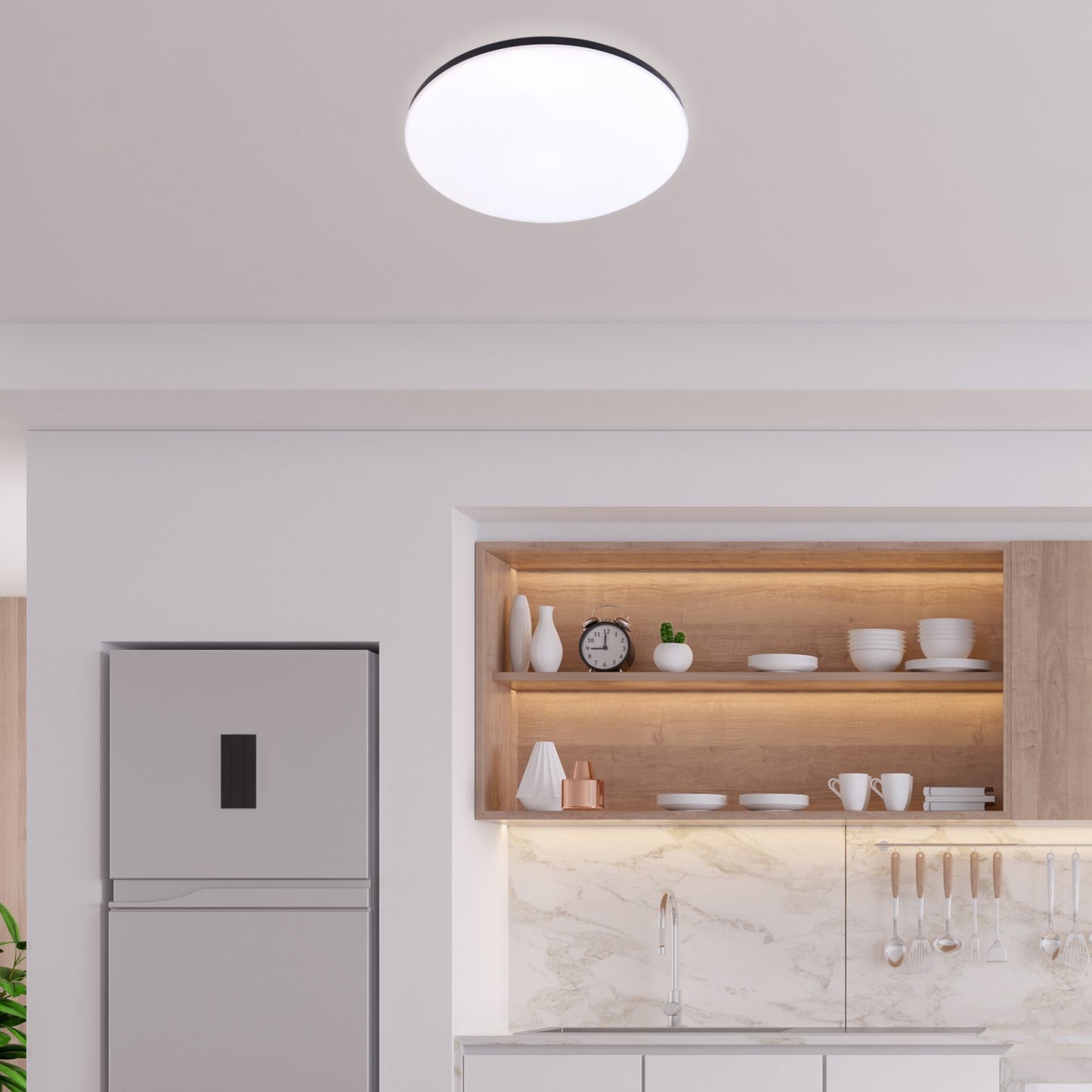 Ceiling light LED E-light Aurora 36W black