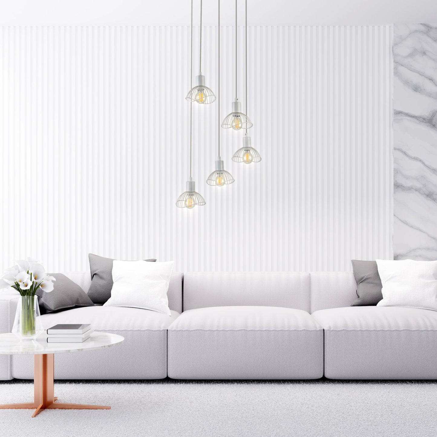 Visilica Valencia ML-1803006-05W bijela