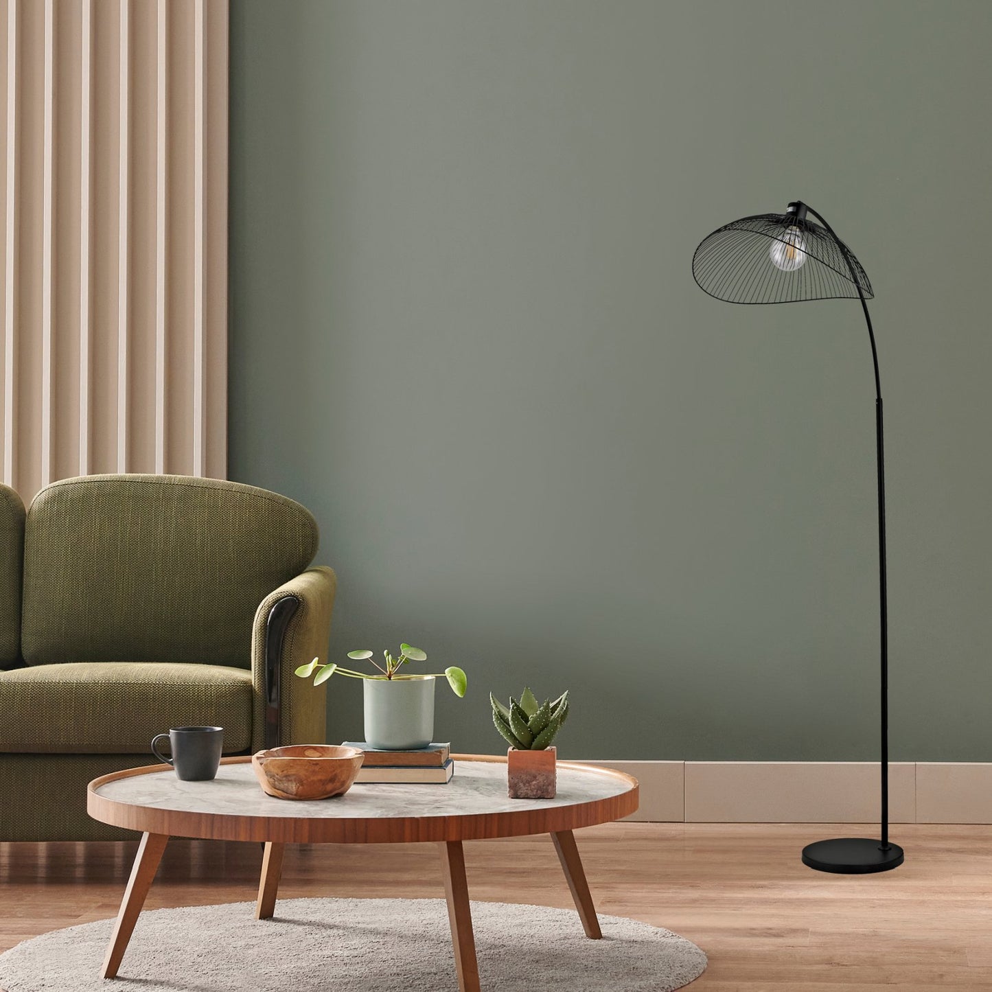 Floor lamp Valencia ML-1809044F-01B black