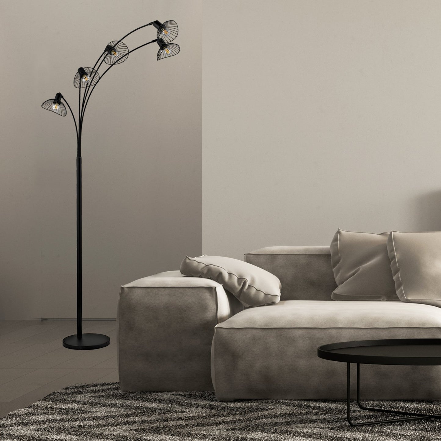 Floor lamp Valencia ML-1809044F-05 black