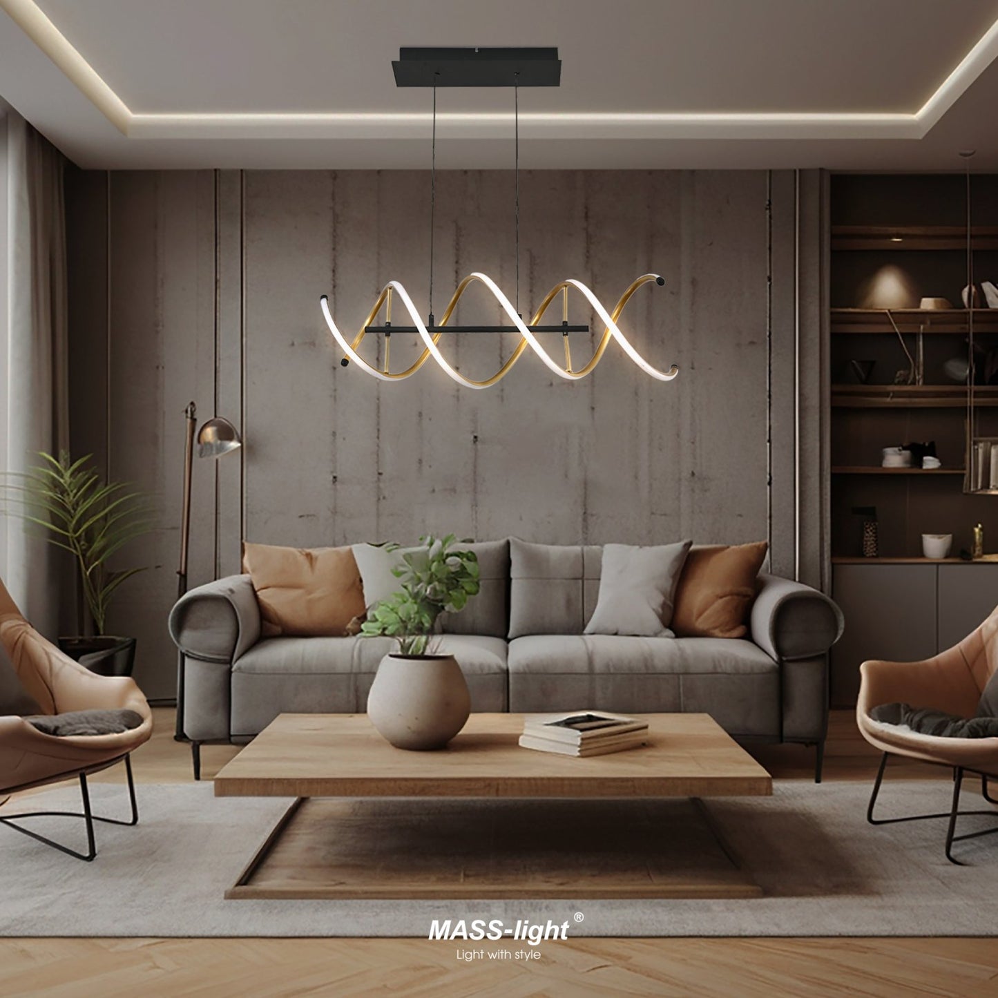 Pendant lamp LED Alfred ML-231102-2 40W