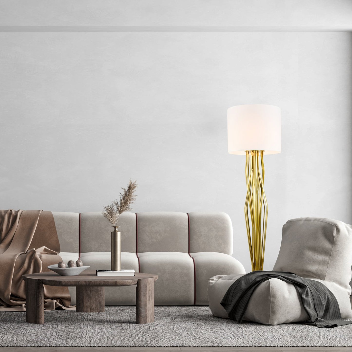 Floor lamp Bastia MSL-34707-01F white