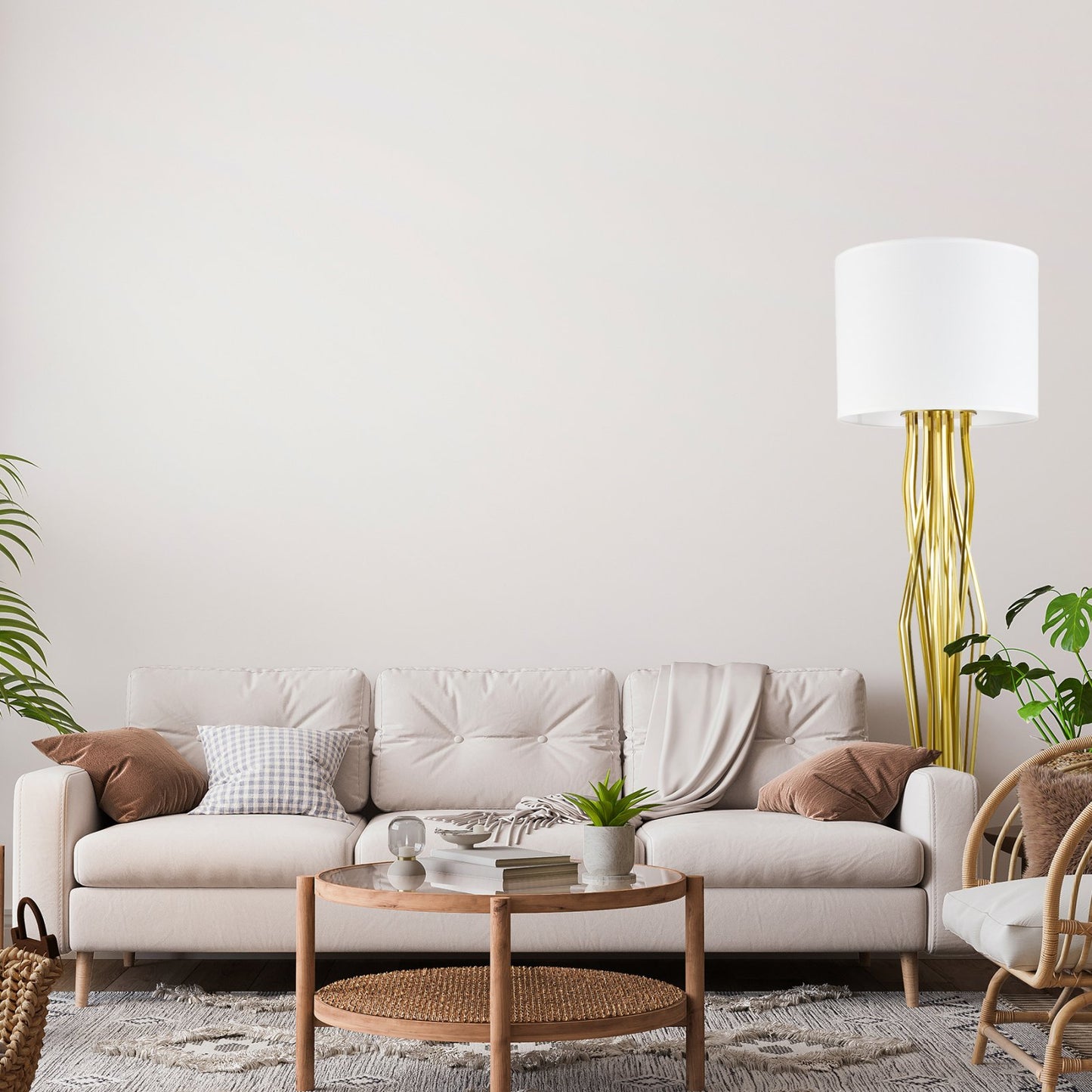 Floor lamp Bastia MSL-34707-01F white