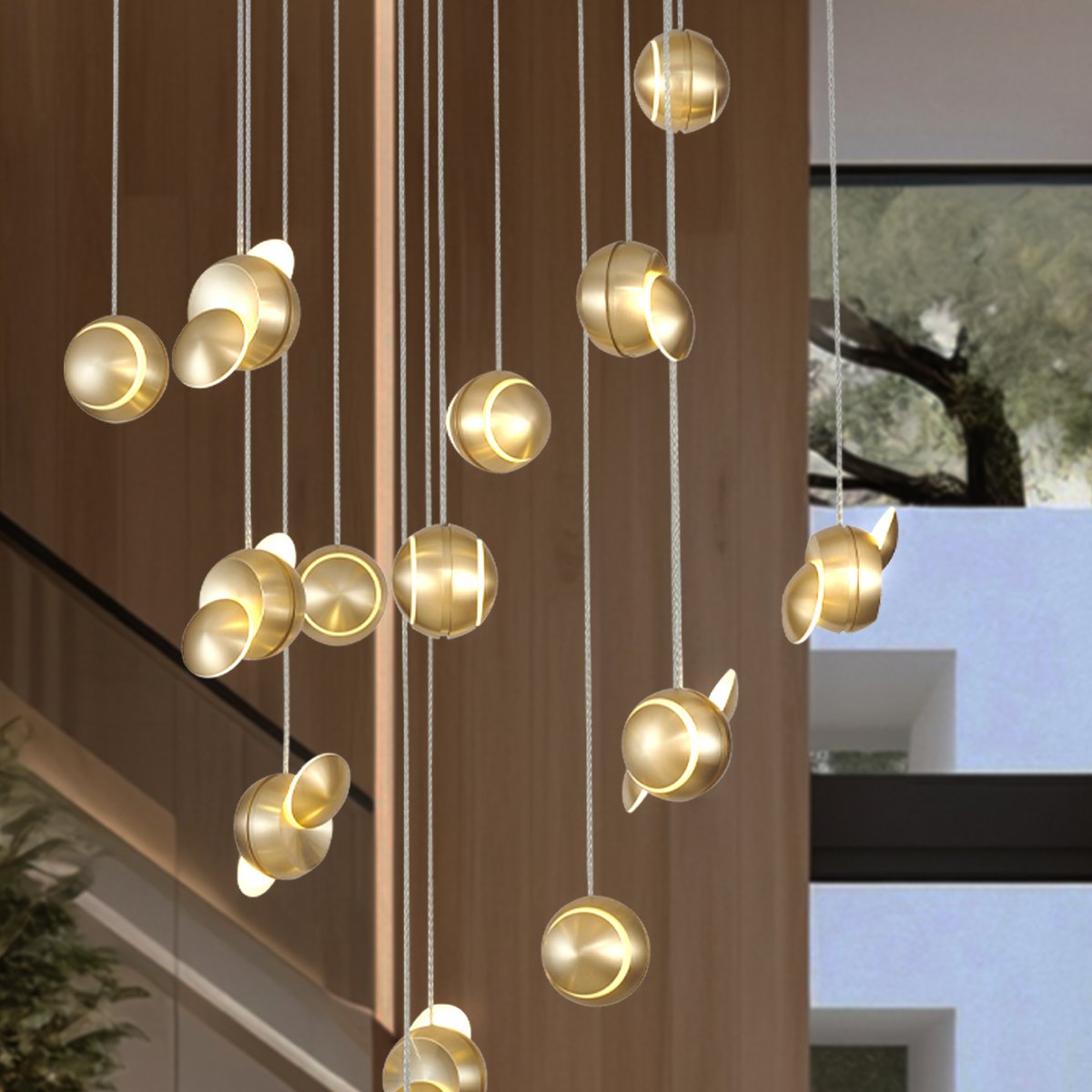 Chandelier LED Edwards MSL-6118-15