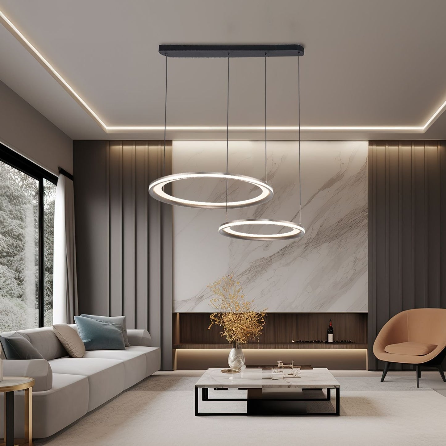 Pendant lamp LED Monahan MSL-271-600D